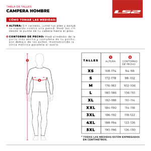 Campera LS2 Shadow Hombre Negra - Imagen 3